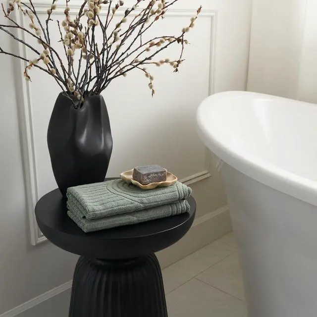 Alt view image 7 of 7 - Decorative Hand Towels for Your Bathroom Or Kitchen Luxurious Set of 2 Soft Boho Cotton Towels are Absorbent, Lightweight & Dry Quickly - Perfect to Elevate Any Bath Decoration at Home
