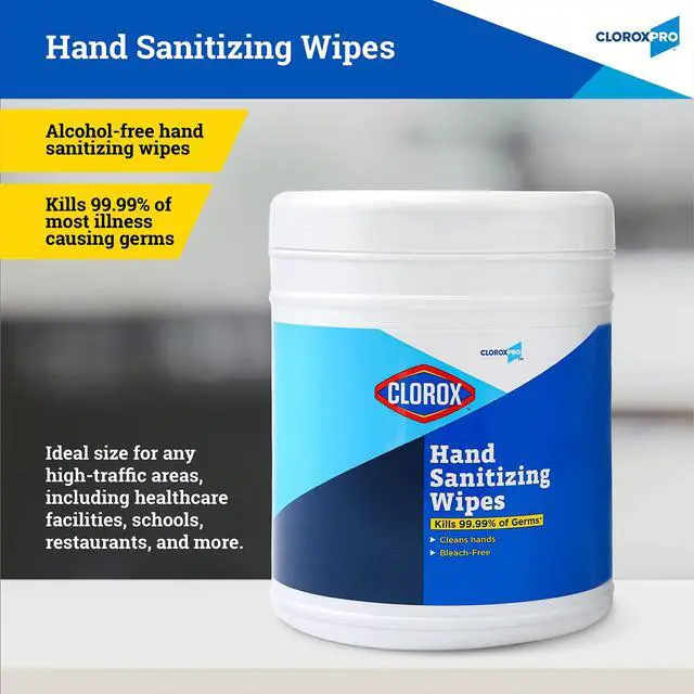 Alt view image 2 of 5 - Pro Alcohol Free Hand Sanitizer Wipes with BZK, Gentle Bleach-Free Sanitizing Wipes for Hands - 0.13% BZK Formula, FDA Registered, Resealable Bulk Canister, 270 Count