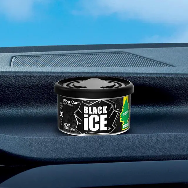 Alt view image 6 of 7 - Car Air Freshener | Fiber Can Provides Long Lasting Scent for Auto or Home | Recycled Fiber | Black Ice, 4 Air Fresheners