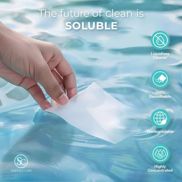 Alt view image 6 of 7 - Dissolvable Toilet Bowl Cleaner Sheets (No Bottles, Easy Clean, Quick-Dissolving, Mess-Free, Septic-Safe Cleaning for Home & Office) - 40 Sheets, Pine Scent
