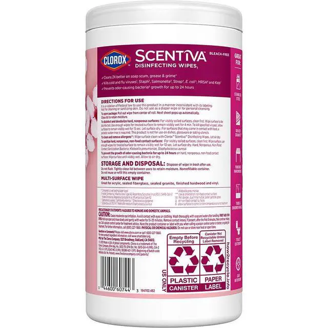 Alt view image 2 of 7 - Scentiva Disinfectant Wipes