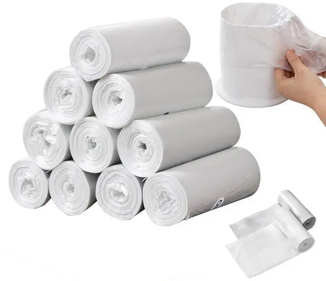 Main image of Mini Trash Bags, 0.5 Gal, 300 Counts, White