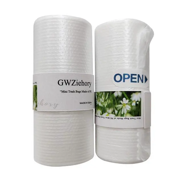 Alt view image 2 of 7 - Mini Trash Bags, 0.5 Gal, 300 Counts, White