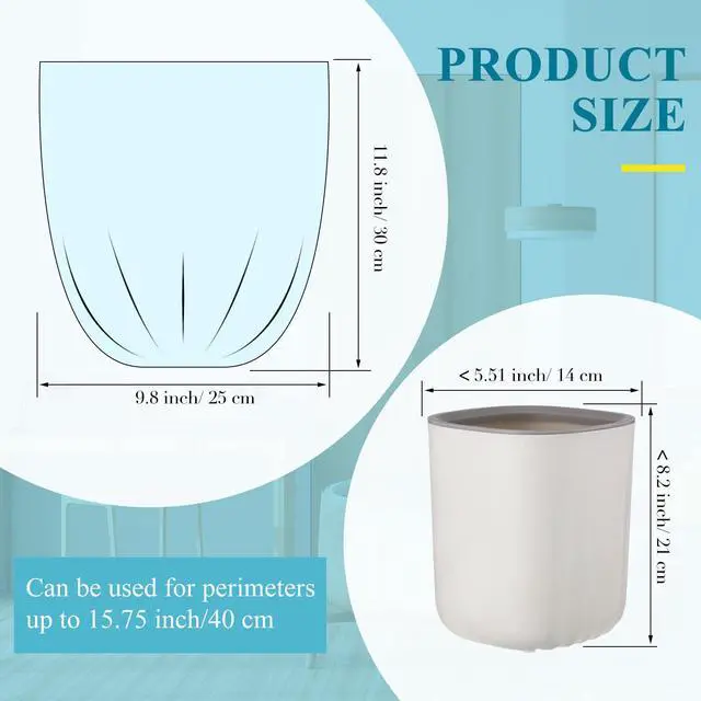 Alt view image 3 of 7 - 240 Counts Mini Trash Bags 0.5 Gallon Tiny Garbage Bags Small Pet Bags Strong Trash Bags Trash Can Liners for Car Kitchen Office Desktop Mini Trash Can Wastebasket Bin, 16 Rolls(Mixed Color)