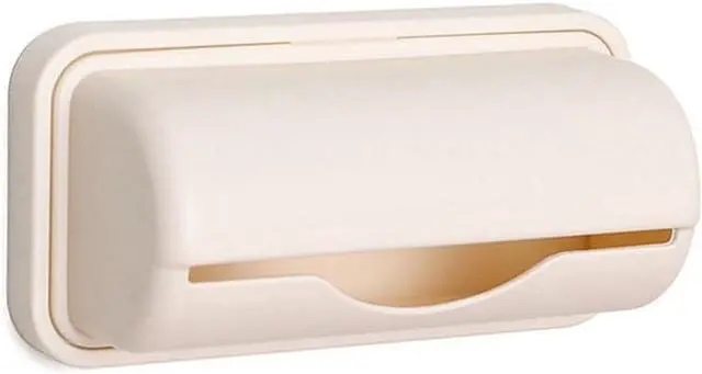 Main image of Apricot Trash Bag Dispenser Roll Holder, Kitchen Trash Bag Dispenser Plastic Bag Holder, Wall Mount Garbage Bag Dispenser Kitchen Storage and Organization Accessories for Home Improvement
