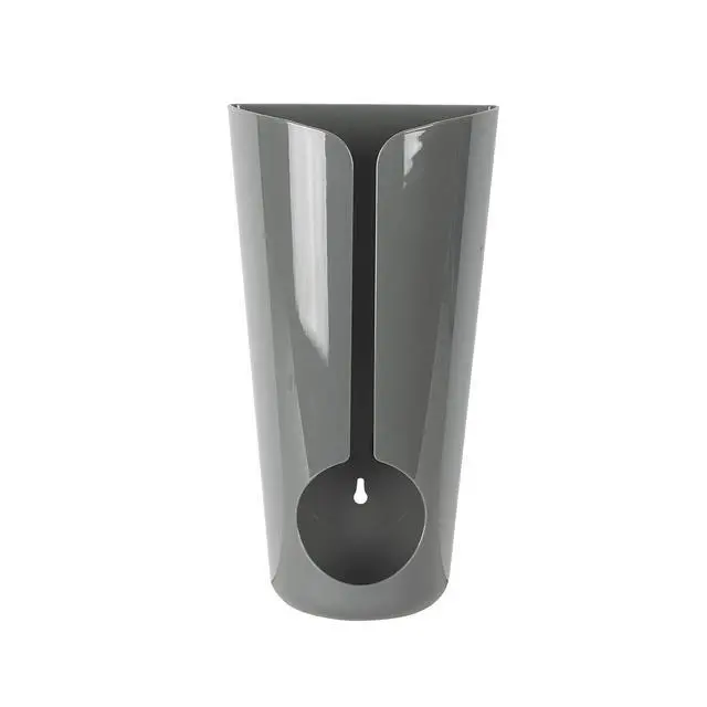 Alt view image 2 of 4 - Plastic Bag Holders for Grocery Bags Dark Gray, Wall Mount Plastic Grocery Bag Dispenser Organizer for Cabinet Doors Kitchen Storage, Under Sink Plastic Grocery Trash Recycle Bag Organization