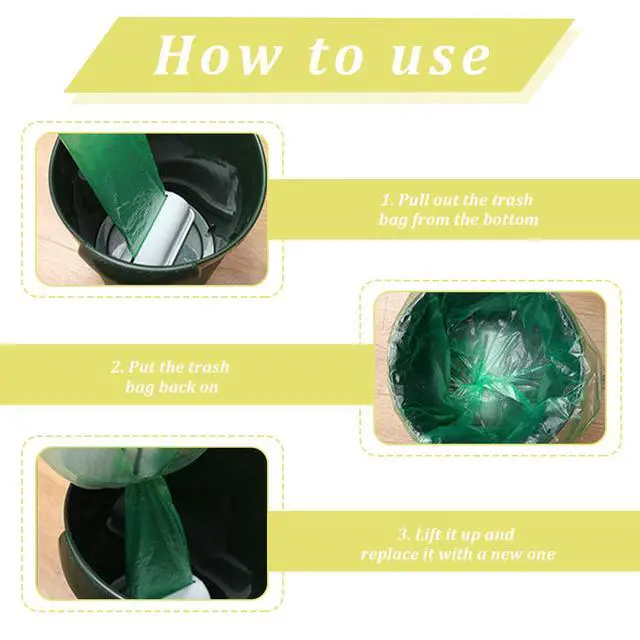 Alt view image 3 of 6 - 2 Pcs Trash Bag Dispenser,Trash Can Liner Dispenser For Bottom Of Can,Garbage Bag Dispenser For Inside Trash Can,Wall Mount Garbage Bag Dispenser Kitchen Bathroom Toilet Storage Organization