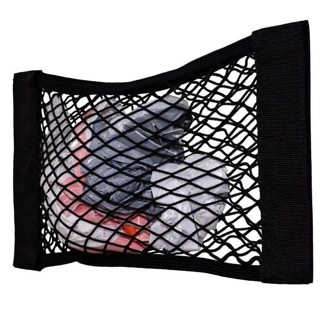 Alt view image 7 of 7 - Extra Large Trash Bag Holder Mesh Storage Net Grocery Bag Organizer Dispenser for Aluminum Foil, Garbage Bag, Plastic Wrap, Shopping Bag Under Sink Cargo Organizers for Home and Wall Mounted