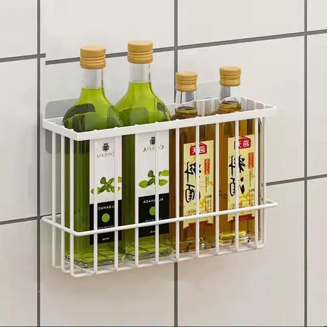Alt view image 5 of 6 - 2 Piece Kitchen Cabinet Door Storage Box,Self Adhesive Wall Mounted Storage Boxes,Wardrobe/Bathroom/Refrigerator Small Items Organizer Storage Box (White)