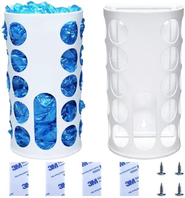 Main image of Kitchen Sink & Closet Grocery Plastic Bag Holder & Dispenser, Wall-Mounted Space Saver