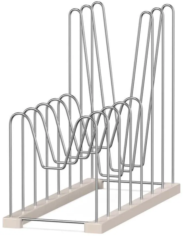Main image of Plastic Bag Drying Rack, Reusable Bag Drying Rack for Silicone Bag & Ziploc Bag, Bottle Dryer Rack for Gloves & Glasses, Pan Lid & Cutting Board Organizer