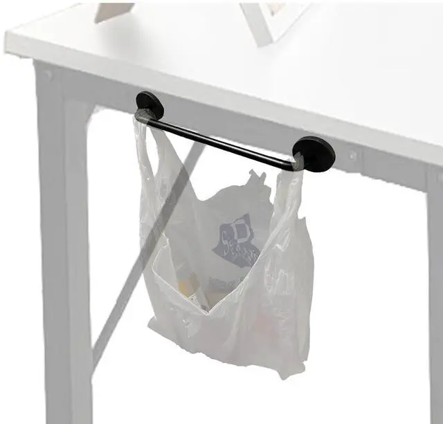 Main image of Magnetic Trash Bag Holder, Table Side Plastic Bag Holder,Grocery Bag Holder for Desk - Garbage Bags are Always at Your fingertips, No Need to Walk Back and Forth - up to 2 kg(4 lbs)