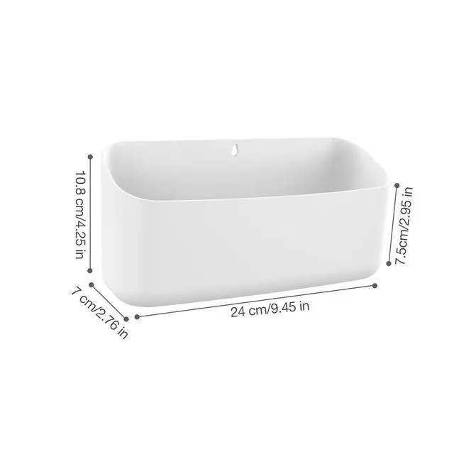 Alt view image 7 of 7 - Magnetic Dry Erase Marker Holder, Widen Magnetic Marker Pen Storage for Whiteboard, Refrigerator, Locker, Laundry Storage Basket Lint Holder Bin for Dryer, Washing Machine, White