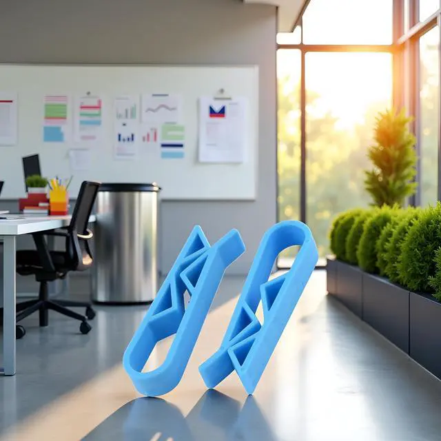 Alt view image 3 of 7 - 10Pcs Blue Plastic Kitchen Garbage Bin ClipSet of Bag Clips Anti-Slip Fixation Clamp for Trash Cans and Garbage Bins Janitorial Sanitation Supplies