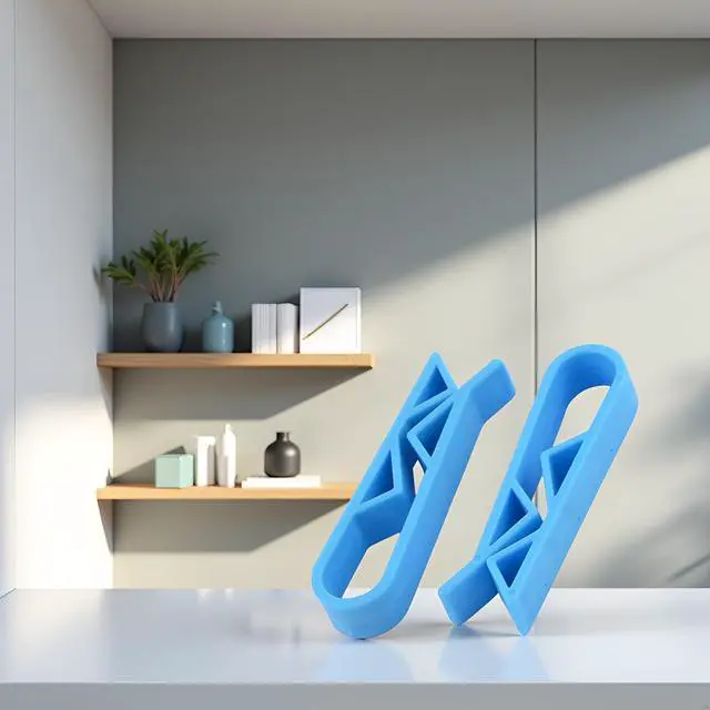 Alt view image 7 of 7 - 10Pcs Blue Plastic Kitchen Garbage Bin ClipSet of Bag Clips Anti-Slip Fixation Clamp for Trash Cans and Garbage Bins Janitorial Sanitation Supplies