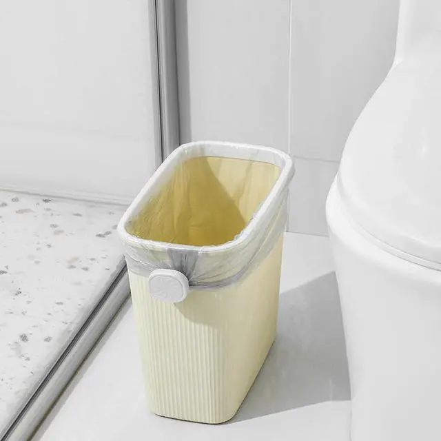 Alt view image 6 of 6 - 2 Pack Trash Bags Tuck Buckle Cinch Non-Slip Rotating Tightening Clips Instead of Elastic Bands Bag Liner Wrap Holder for Gabage Can Cylinder Waste Bin Kitchen Office Bedroom Bathroom