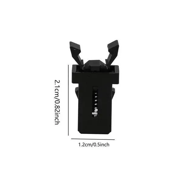 Alt view image 3 of 6 - 10 Pack Trash Can Lid Clips Press Switch Replacement Push-Type Lock Button for Mini Trash Can with Lid Garbage Can Waste Basket Bathroom Trash Can with Press Top Lids Diaper Pail