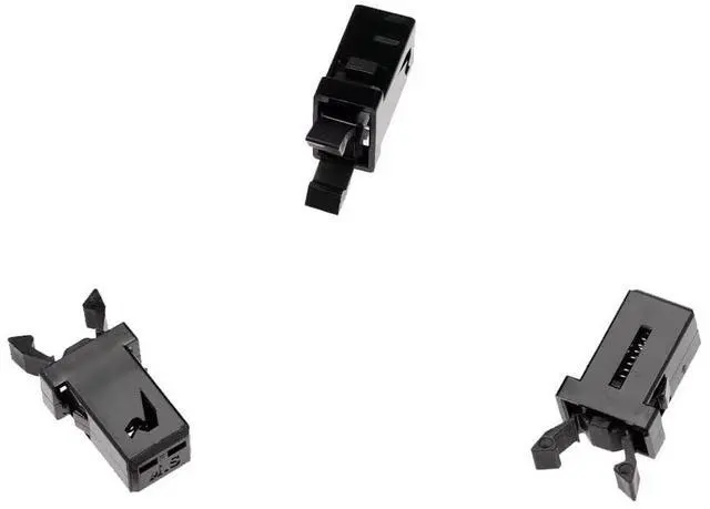 Alt view image 3 of 5 - Trash Can Plastic Lock, Black, 5pcs