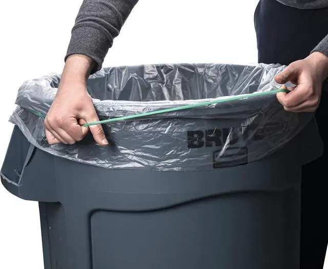 Alt view image 2 of 3 - Rubber Bands for 55 Gallon Trash Cans, (Value - 6 Pieces)