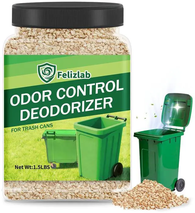Main image of 1.49 lbs Outdoor Trash Can Deodorizer, Heavy Duty Garbage Can Odor Eliminator & Moisture Absorber for Outdoor Trash Cans, Recycling Bins & Waste Containers, Long Lasting Odor Control