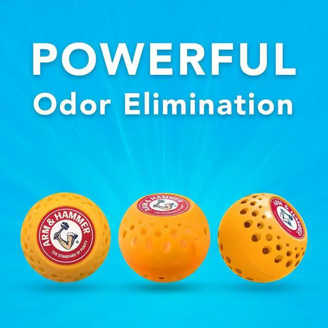 Alt view image 5 of 5 - OdorBusterz® Odor Eliminator Balls, Clean Burst, 10 Count Baking Soda Odor Control for Closets, Drawers, Hampers & Small Spaces