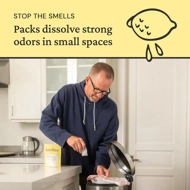 Alt view image 5 of 7 - Lemon Odor Eliminating & Deodorizing Packs | Bag of 6 | Safer Odor Relief for Small Spaces | Natural Plant-Based Odor Eliminator | Odor Absorbers for Home