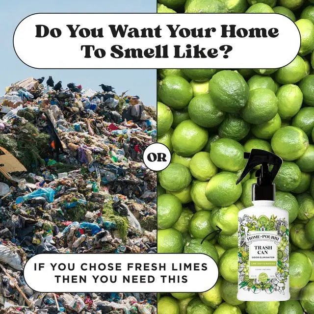 Alt view image 4 of 5 - Home-Pourri Trash Can Odor Freshener, 8 Fl Oz - Lime Zest and Matcha