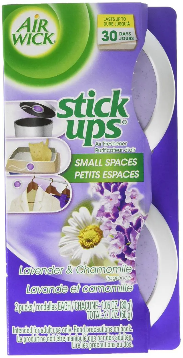 Main image of Stick Ups Air Freshener, Lavender and Chamomile 2ct, 2.1 oz (Pack of 6)