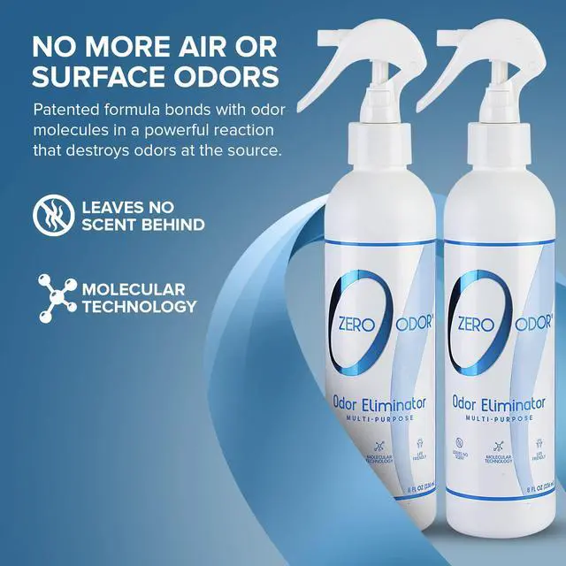 Alt view image 2 of 7 - Multi-Purpose Strong Odor Eliminator for Home, Office, Car, Bathroom, Hotel, Room Deodorizer, and Odor Neutralizer, 8oz Two Pack