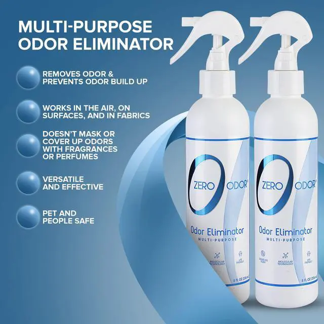 Alt view image 5 of 7 - Multi-Purpose Strong Odor Eliminator for Home, Office, Car, Bathroom, Hotel, Room Deodorizer, and Odor Neutralizer, 8oz Two Pack