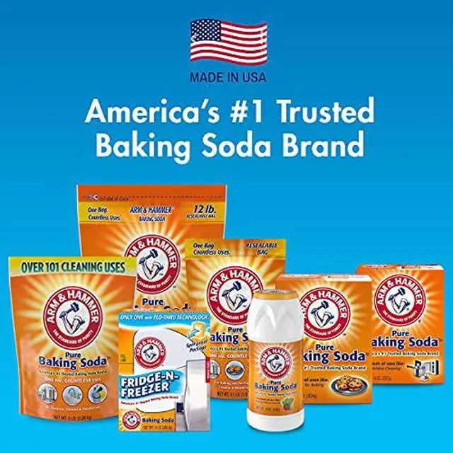 Alt view image 5 of 6 - Baking Soda Fresh-n-Natural Odor Eliminator, 12 oz (Pack of 3)