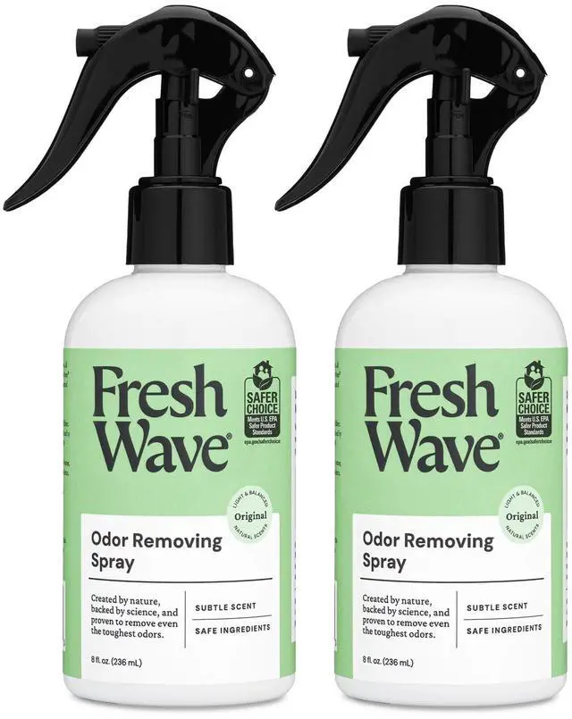 Main image of Original Scent Odor Removing Spray, 8 fl. oz. | Pack of 2 | Odor Absorber for Home, Furniture, Fabrics & Trash | Safer Odor Relief