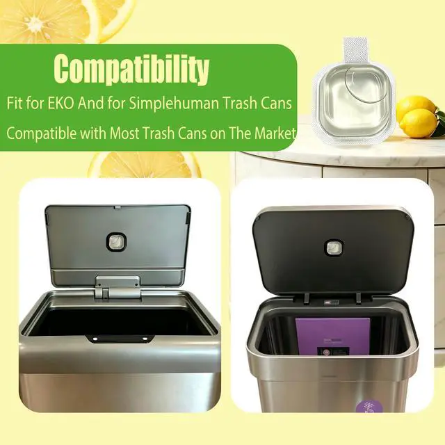 Alt view image 5 of 7 - Deodorizer Pod Kit for Simplehuman and for EKO Stainless Trash Can