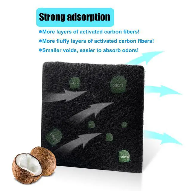 Alt view image 2 of 7 - 12 Pack Odor Absorbing Filter Refills for SIMPLI-MAGIC Trash Cans