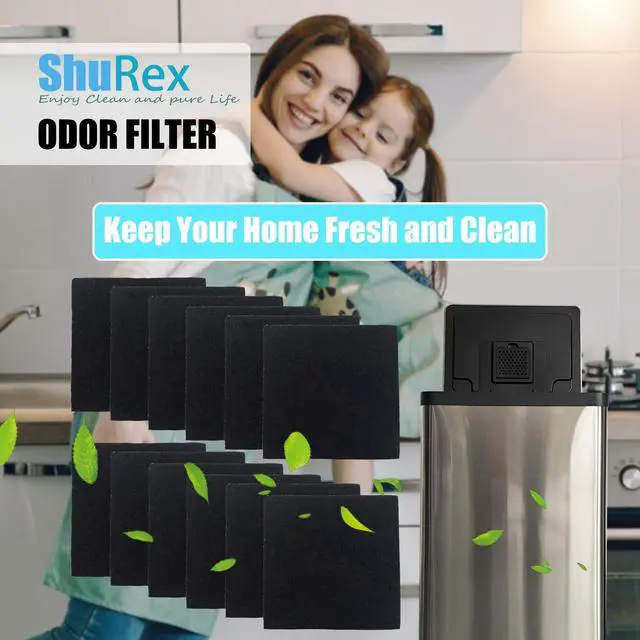 Alt view image 7 of 7 - 12 Pack Odor Absorbing Filter Refills for SIMPLI-MAGIC Trash Cans