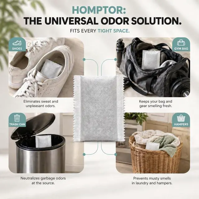 Alt view image 4 of 7 - Unscented Odor Eliminator Pouches for Trash Cans and Diaper Pails