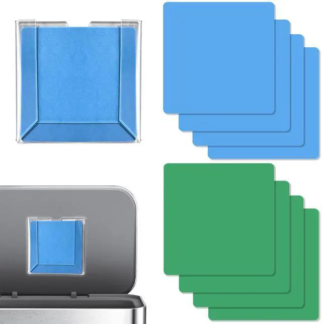 Main image of 8-Pack Universal Stick-On Air Freshener & Deodorizer Pads, Odor Absorbing & Purifying Sheets for Trash Cans, Compost Buckets, Countertop Bins and Recycling Bins