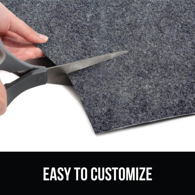 Alt view image 5 of 7 - LeakGuard Non-Adhesive Under Sink Mat for Kitchen Cabinet, Waterproof Quick Dry Shelf Liner, Durable Absorbent Felt Mats for Bathroom Sinks, Cabinets, Dresser, Easy to Trim 24x30 Charcoal