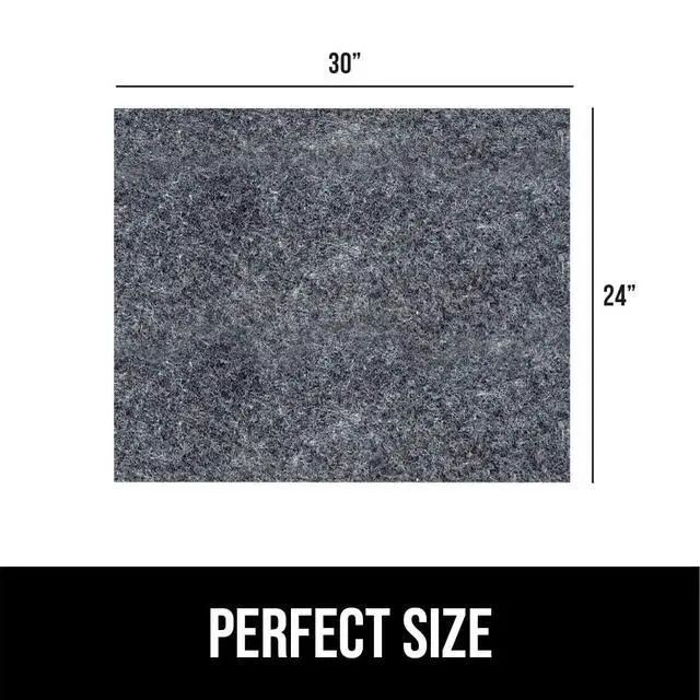 Alt view image 7 of 7 - LeakGuard Non-Adhesive Under Sink Mat for Kitchen Cabinet, Waterproof Quick Dry Shelf Liner, Durable Absorbent Felt Mats for Bathroom Sinks, Cabinets, Dresser, Easy to Trim 24x30 Charcoal
