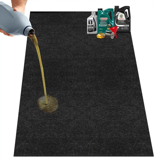 Main image of 36" x 60" Oil Drip Mat for Garage Driveway, Reusable Floor Oil Spill Leak Absorbent Pads for Motorcycle Car Oil Leak Stain Resistant(1pcs)