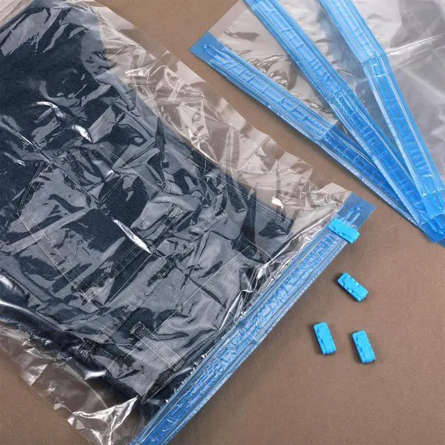 Alt view image 7 of 7 - 4 Pcs Roll Up Compression Bags, No Pump Needed