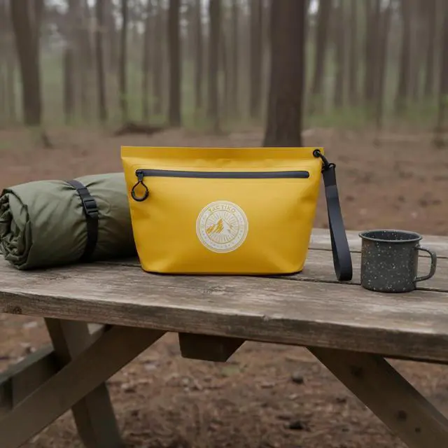 Alt view image 6 of 7 - 3L Waterproof Pouch w/Splashproof Zipper | Bag Orgagnizer | (YLW)