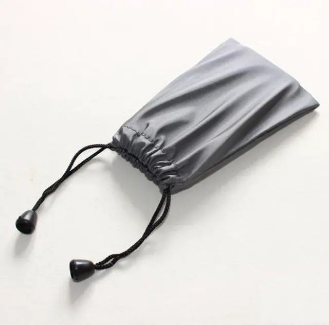 Alt view image 4 of 7 - 3 PCS Waterproof Carrying Storage Pouch Case Bags Drawstring Pocket Bags for Phones Power Bank Data Cable MP3 MP4 Accessories Bracelets Necklaces Rings Jewelry, etc, Gray