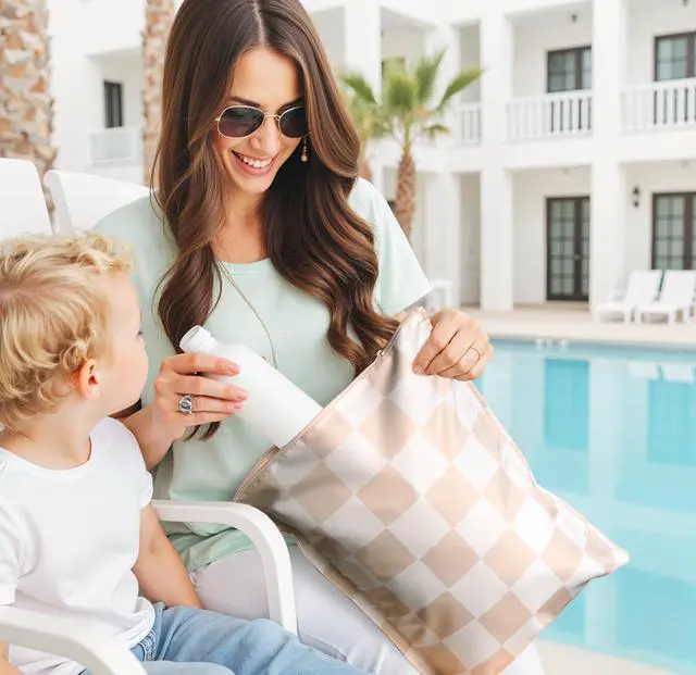 Alt view image 6 of 7 - Wet Dry Bags Water Resistant - 2 Pack Reusable Waterproof Wet Dry Bag for Swimsuits & Baby Clothes - Leakproof Storage Pouch Bag for Travel & Baby Diaper - Travel Laundry Daycare Bags