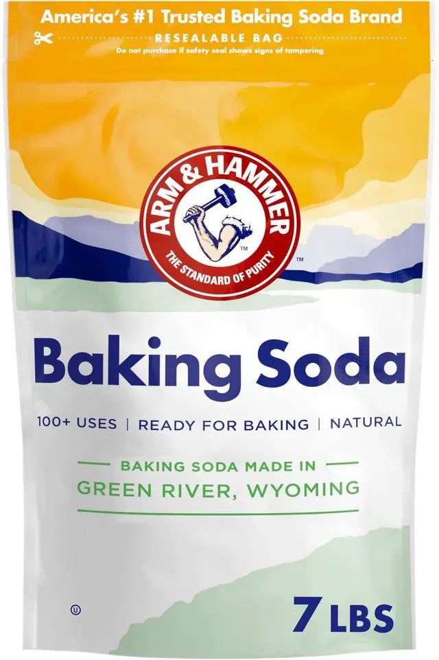 Main image of Baking Soda, 100% Pure Sodium Bicarbonate Powder, 7 Lbs