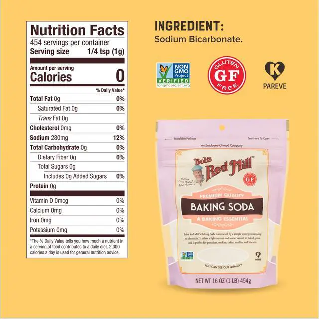 Alt view image 7 of 7 - Baking Soda, 16oz (4 Pack)