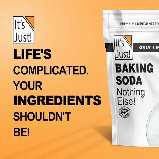 Alt view image 7 of 7 - Baking Soda, 100% Pure Sodium Bicarbonate, Food Grade, Non-GMO, Made in USA, Cooking, Baking (3.5 Pound)