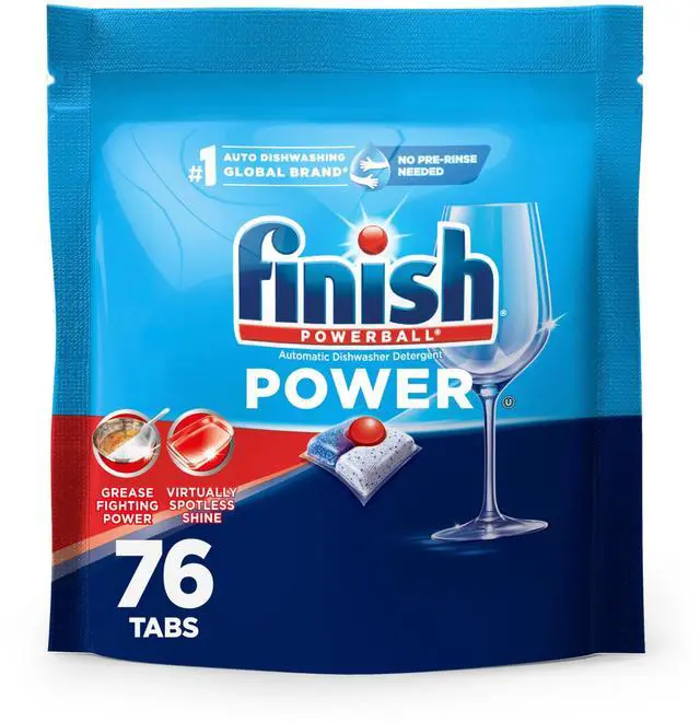 Main image of Power Dishwasher Pods, No Pre-Rinse Dishwasher Detergent Soap For Deep Clean & Shine with Degreasing Power, Fresh Scent, 76 Count