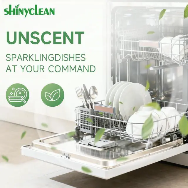 Alt view image 6 of 7 - All-in-1 Dishwasher Tablets with Built-in Rinse Aid, 62 Count