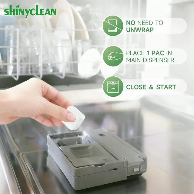 Alt view image 7 of 7 - All-in-1 Dishwasher Tablets with Built-in Rinse Aid, 62 Count